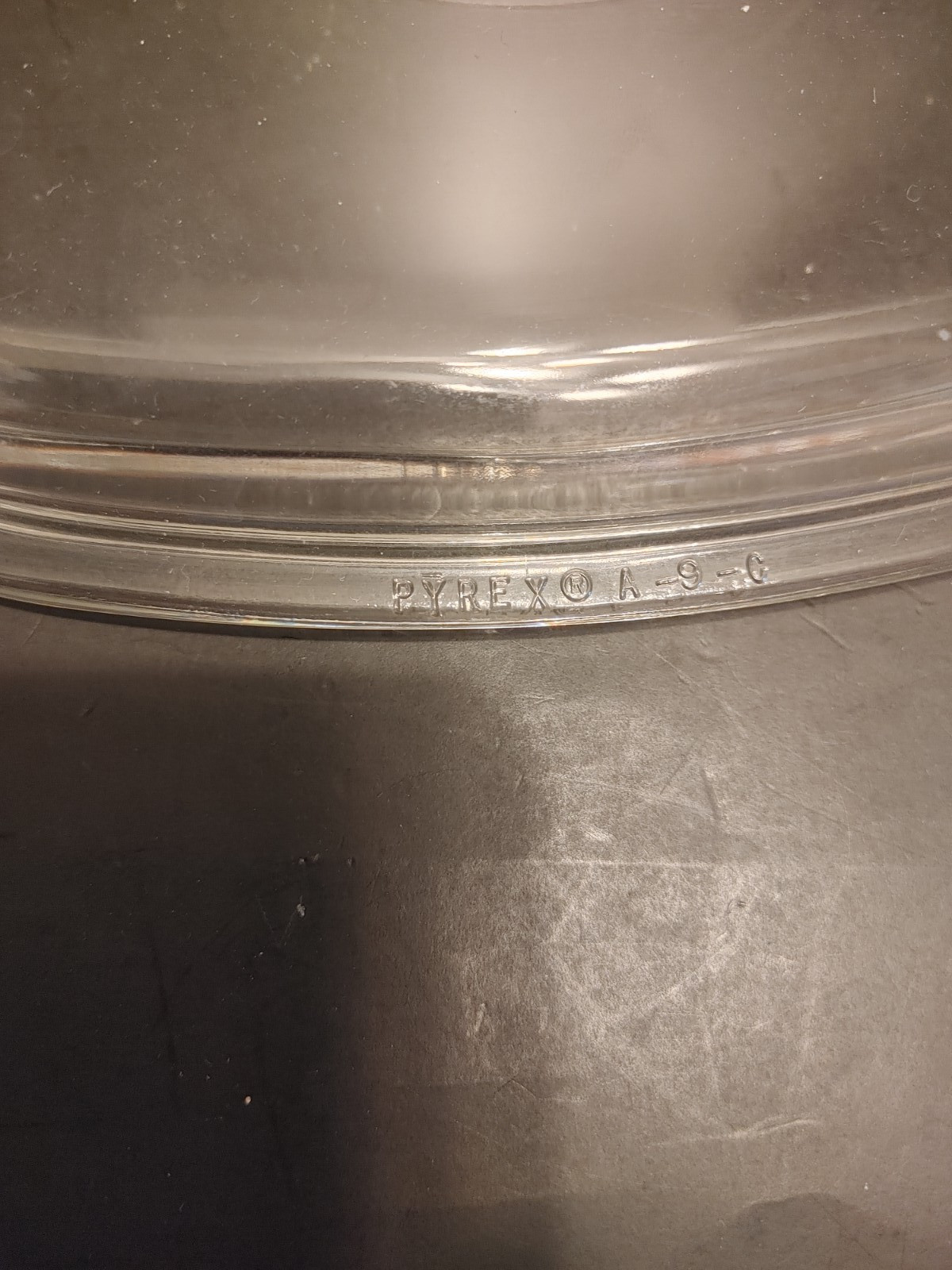 Pyrex Corning Ware Pyrex Casserole Clear Replacement LID ONLY A-9-C No Chips A9C