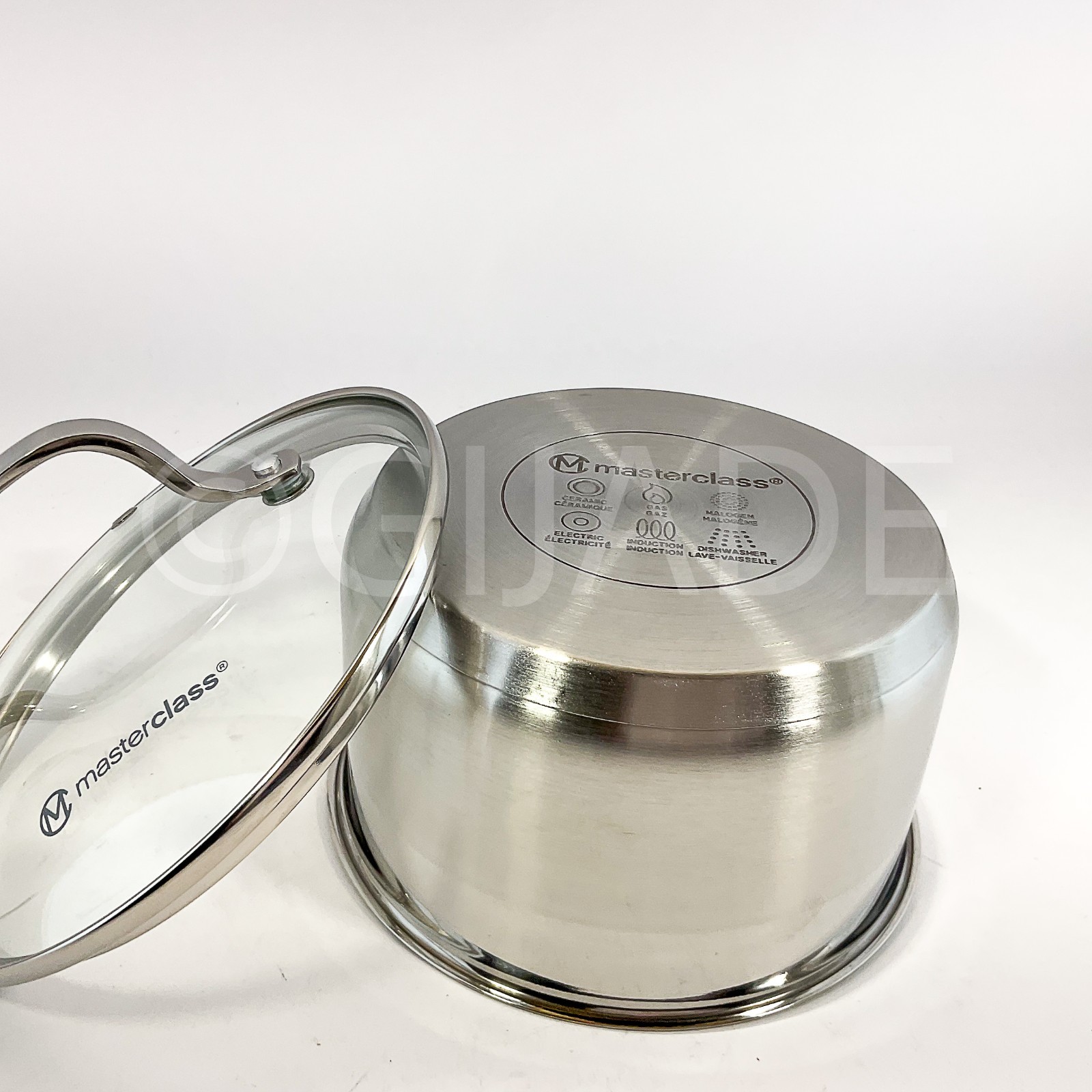 Masterclass Cookware Stainless Steel 1.7-qt 6″ Saucepan Cookware New