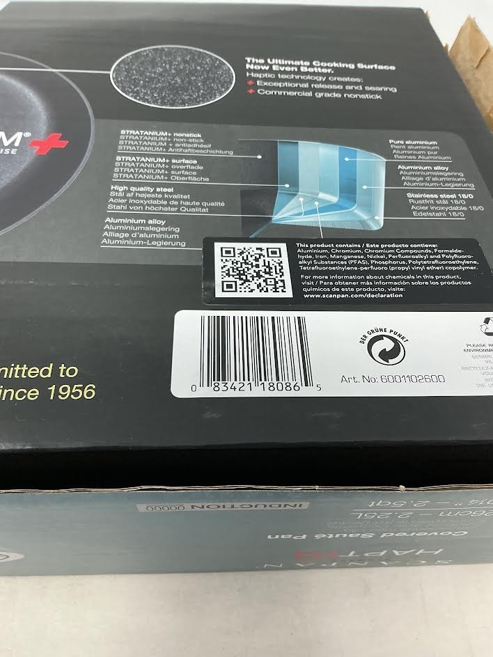 ScanPan HAPTIQ Aluminum 10.25 Inch Covered Saute Pan