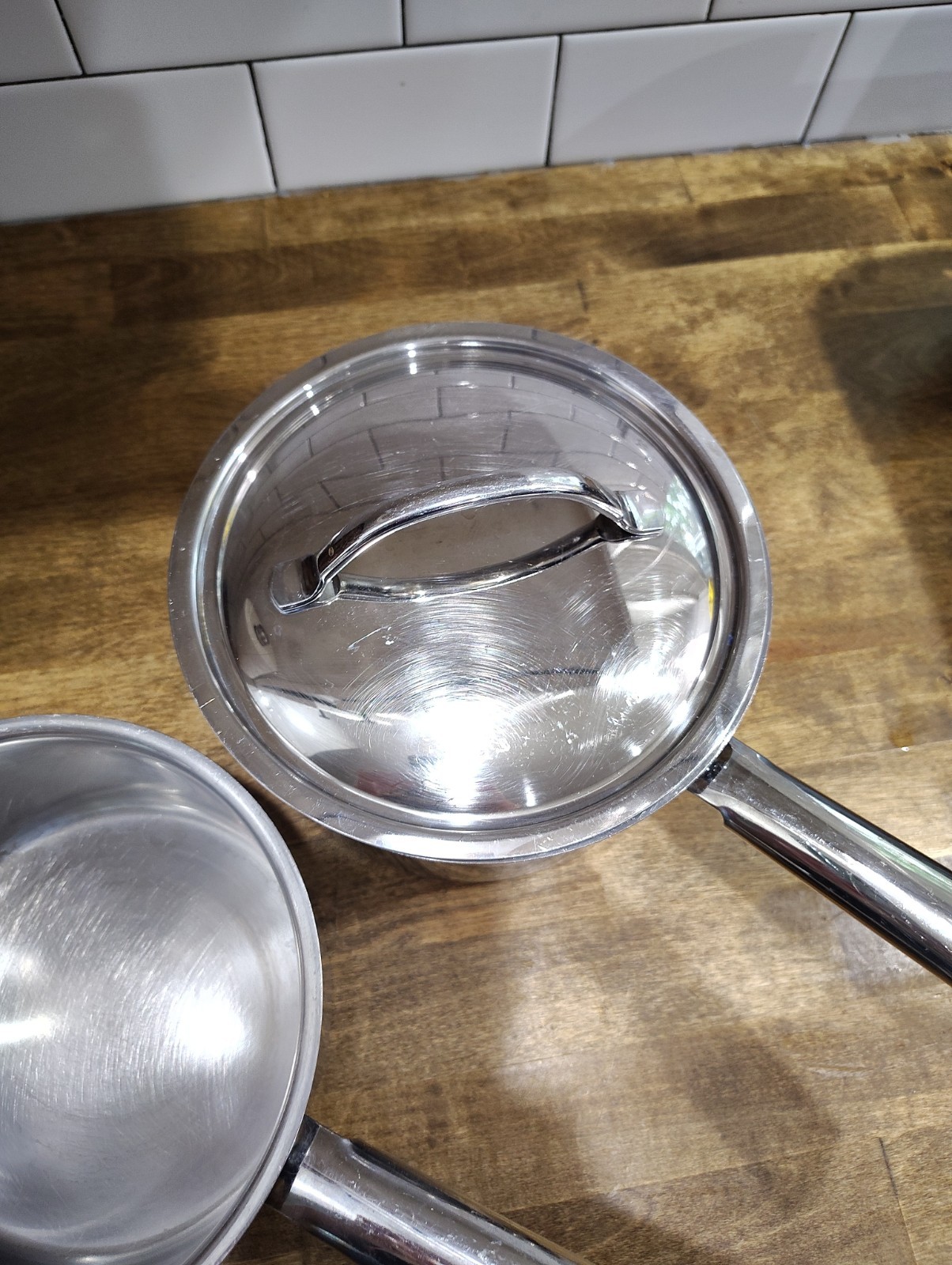 Cuisinart Sauce pan COPPER CORE 2qt & 2 3/4 qt 2.6 L 18-10 Stainless 919-18