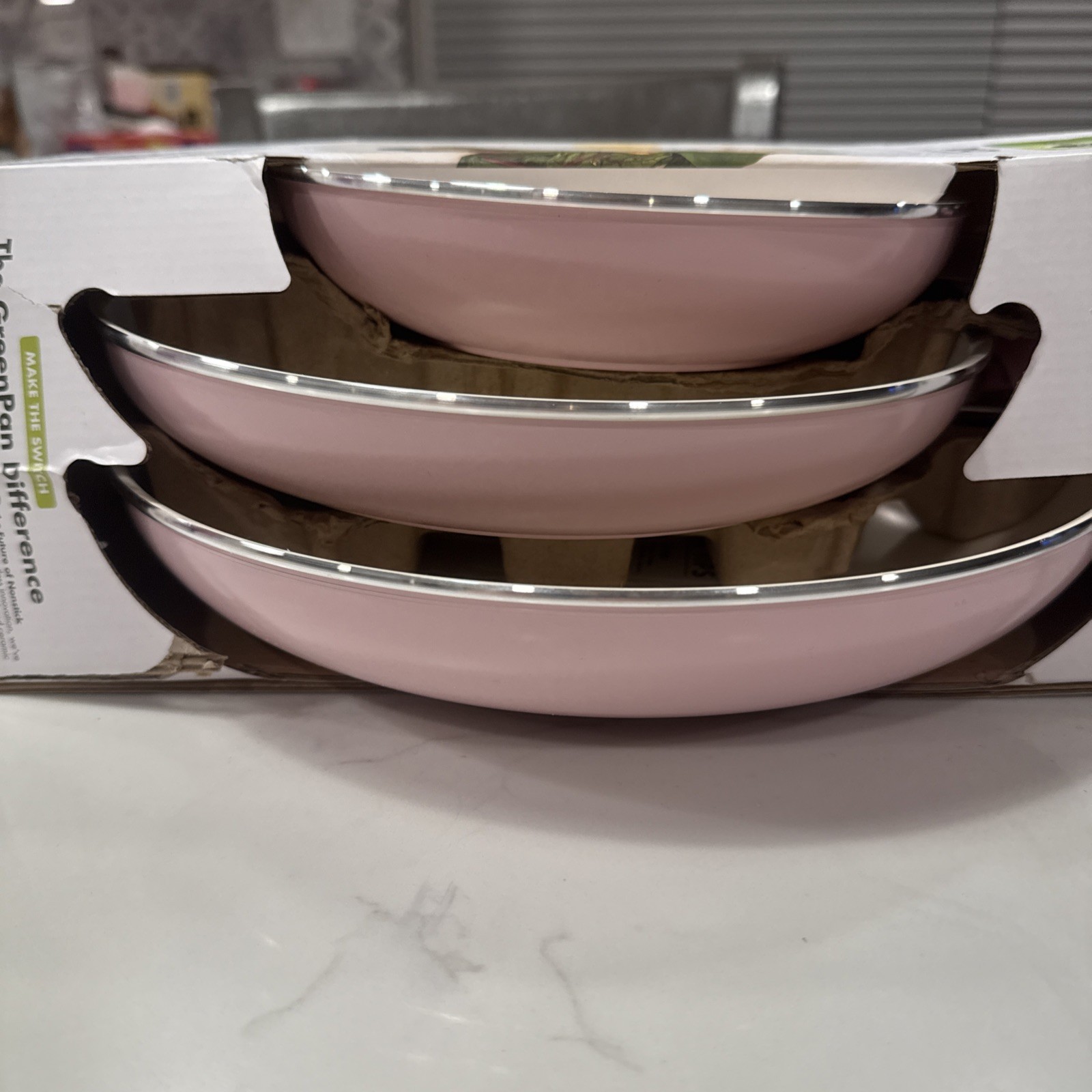 GreenPan Rio 3pk Blush BRAND NEW