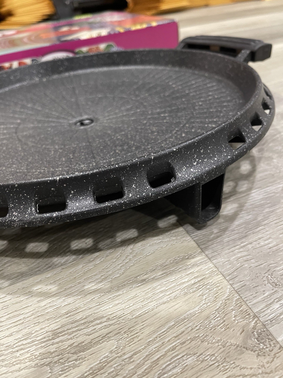 Korean BBQ Grill Pan Fat Draining Dome Grill Plate Nonstick Samgyeopsal Korea