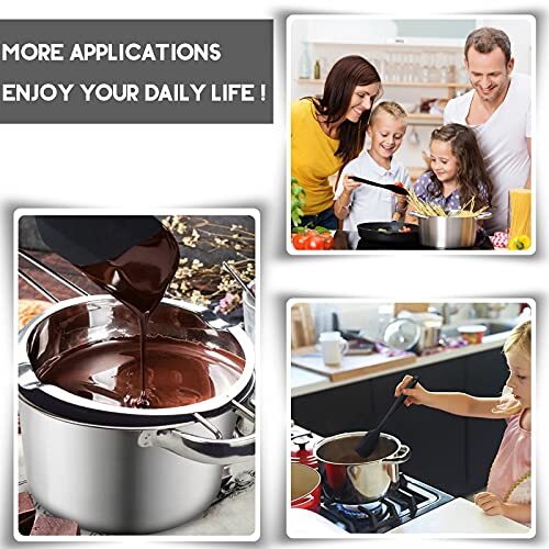 1000ML/1QT Double Boiler Chocolate Melting Pot with 2.3 QT 304 Stainless