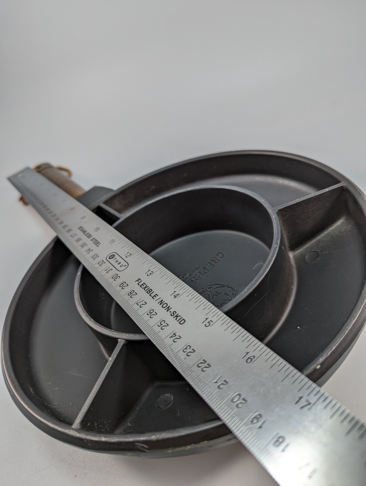 Nordic Ware Crepes n’ Things Cast Aluminum Crepe Pan with Wooden Handle