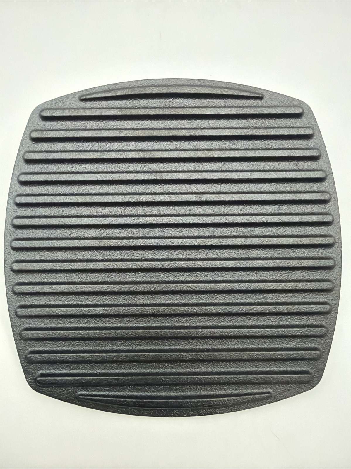 LODGE Flat Cast Iron Grill Burger Panini Press Black Square 8.25” Seasoned