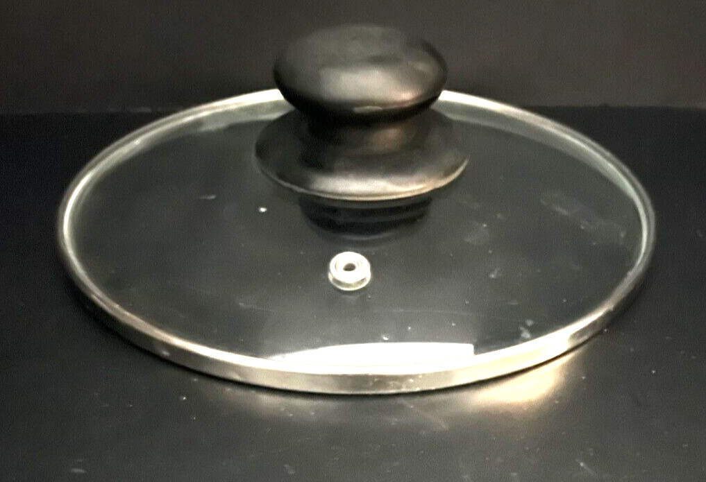 Replacement Glass Sauce Pan Lid with Vent 6 3/4″ OD