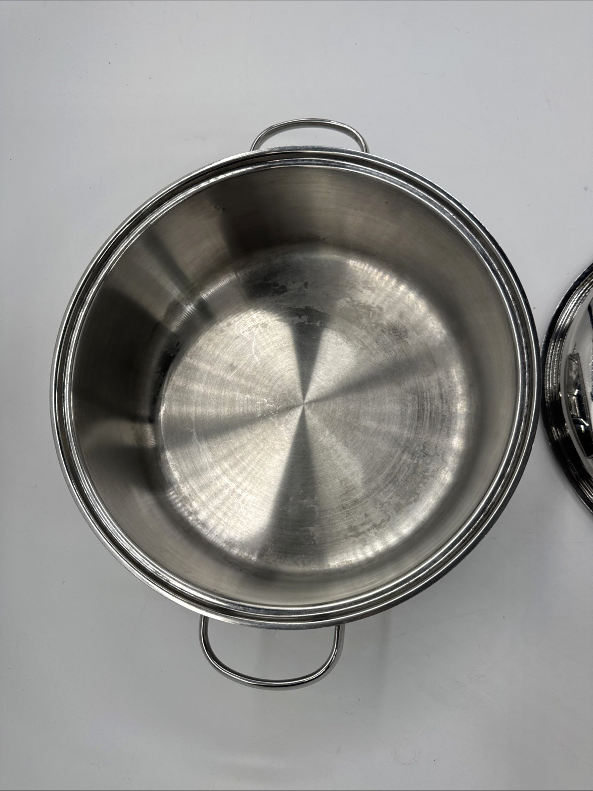 Magma Stock Pot with Lid Double Handle Magnetic Induction 18/10 Stainless Steel