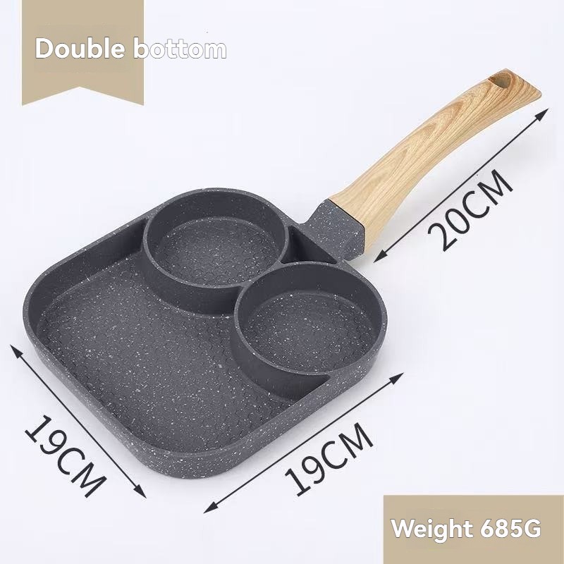 Household Aluminum Maifanshi Multi function Non stick Egg Frying Pan for Kitchen