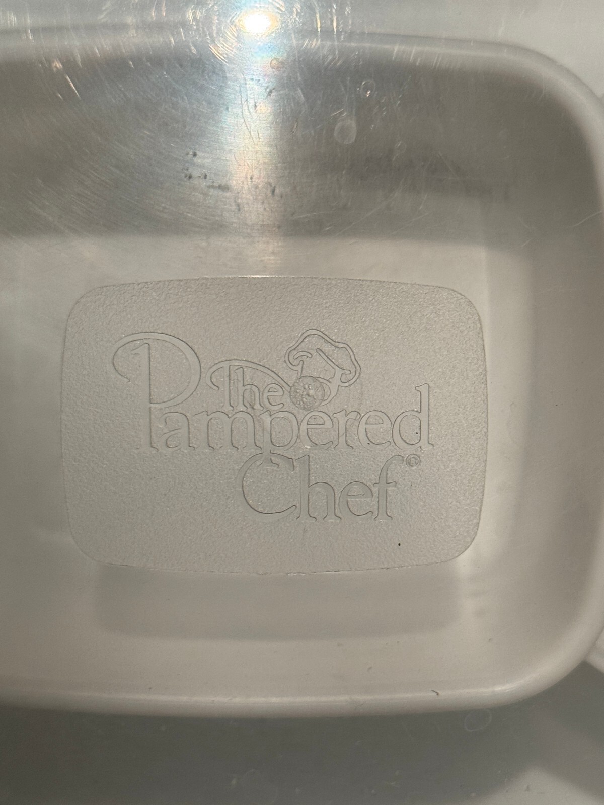 The Pampered Chef Divided Serving Tray with Lid