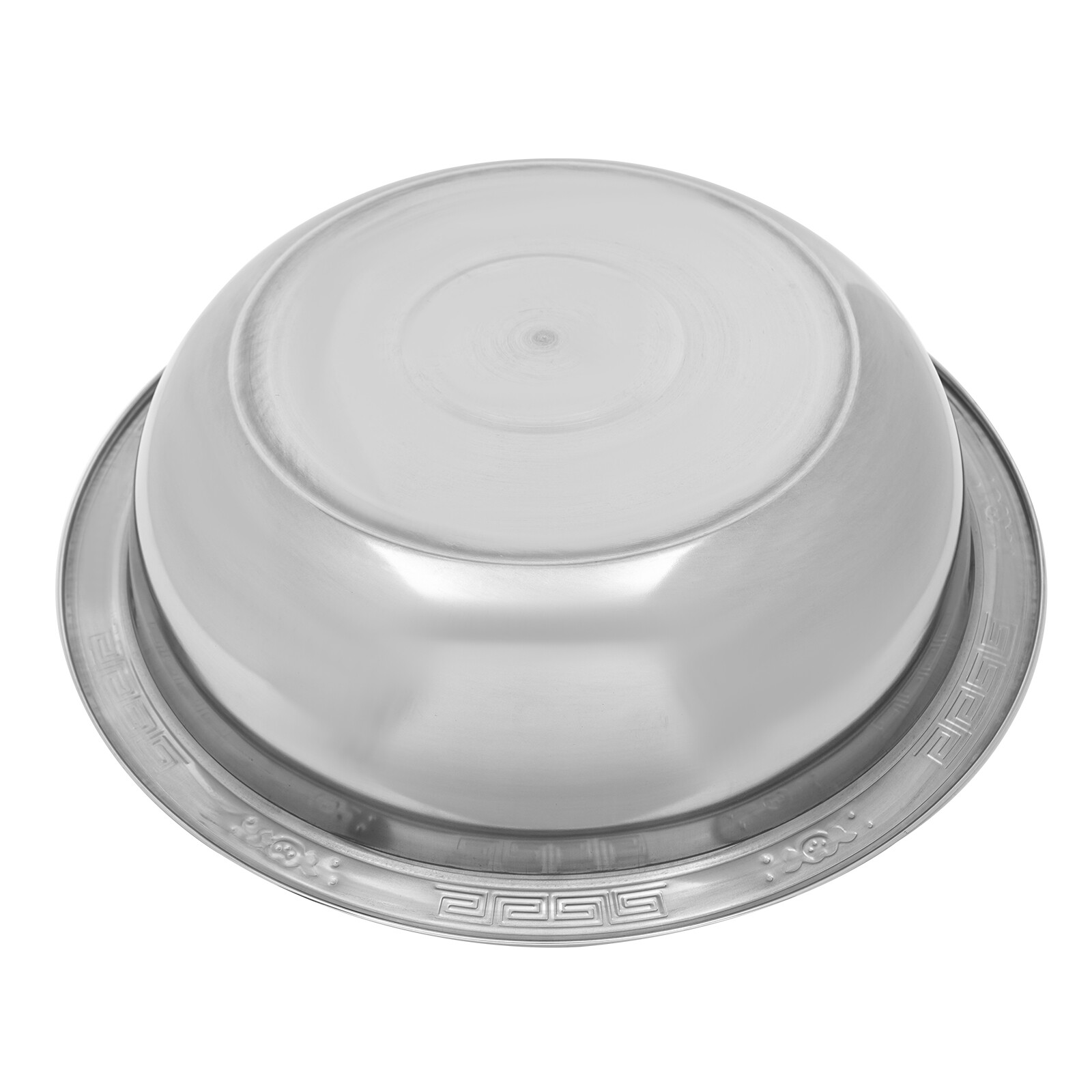 Stainless Steel Chinese-style Rotary Lifting Hot Pot with Divider Fit most stove
