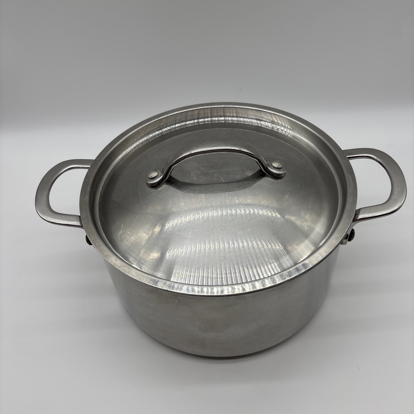 KitchenAid 6 Qt 5-Ply Stainless Steel Stock Pot w Lid Heavy Duty