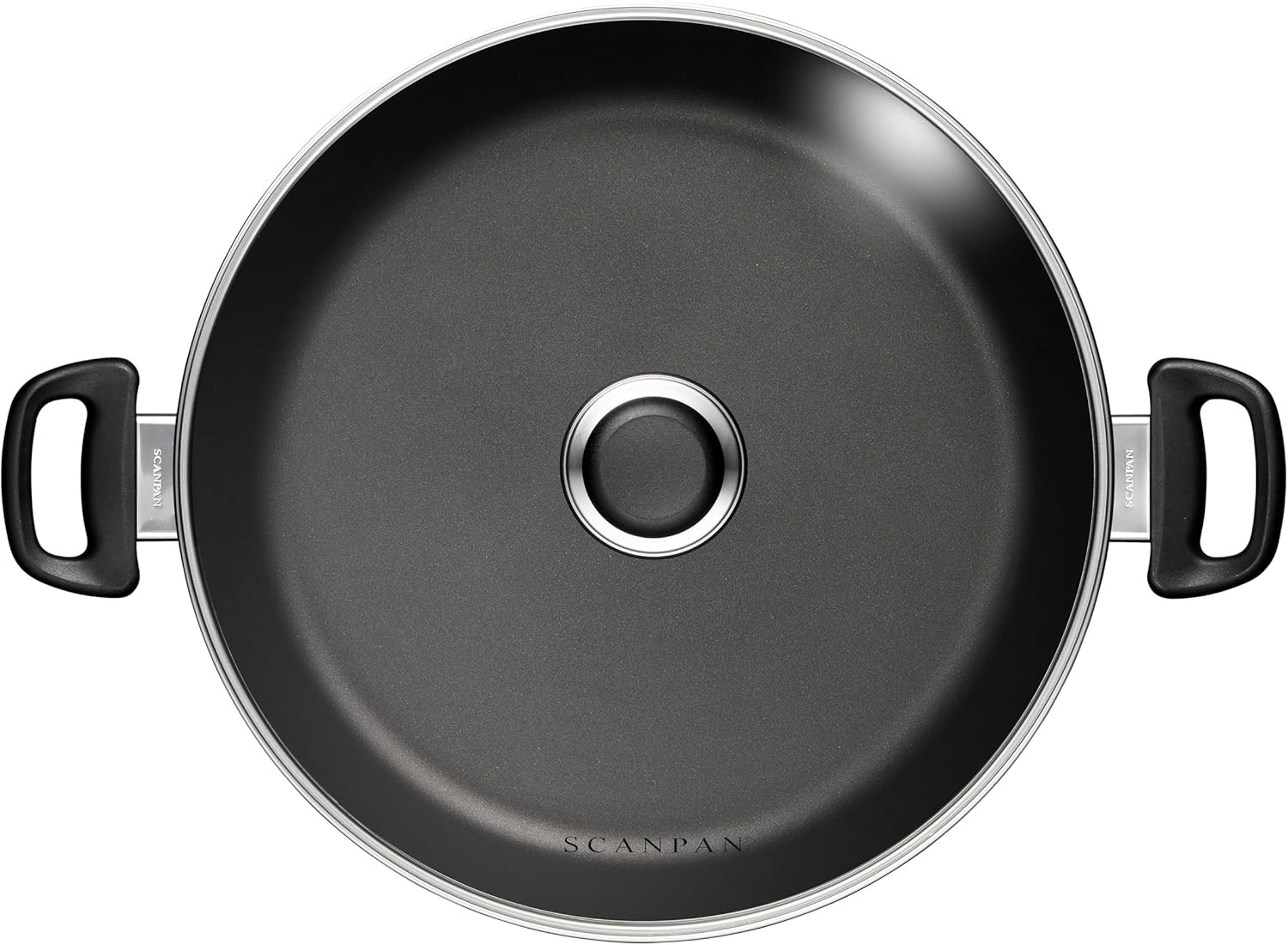 Classic 12 1/2 Inch (4.25 QT) Nonstick Chef Pan with Lid – Compatible with Gas a
