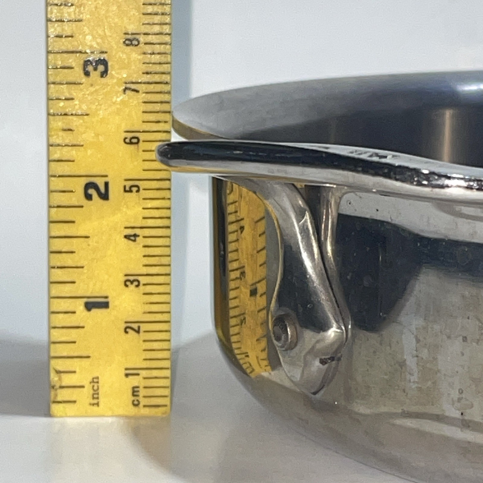 ALL-CLAD Vintage Stainless Steel 11.25” Inch Frying Saute Pan Skillet Handle Lid