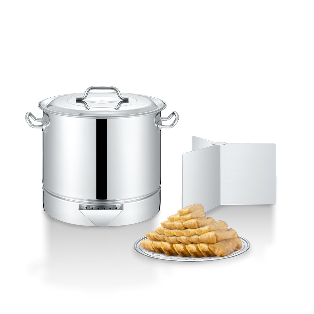 CONCORD Stainless Steel Tamales Steamer Pot