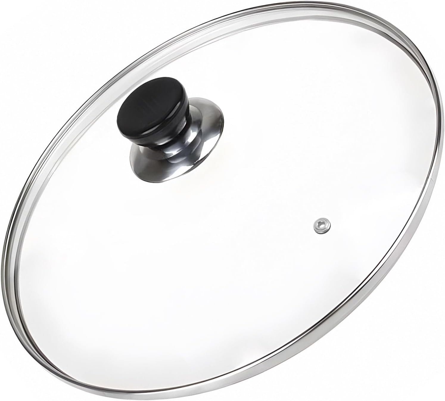 12 Inch Pan Lid, 12 Inch Frying Pan Lids, Tempered Glass Cast Iron Lid for Skill