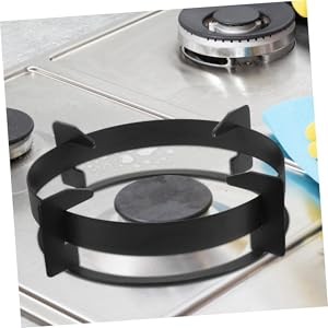 Heavy Duty Gas Stove Wok Ring 9.25 Inch Non-Slip Round Bottom Pan