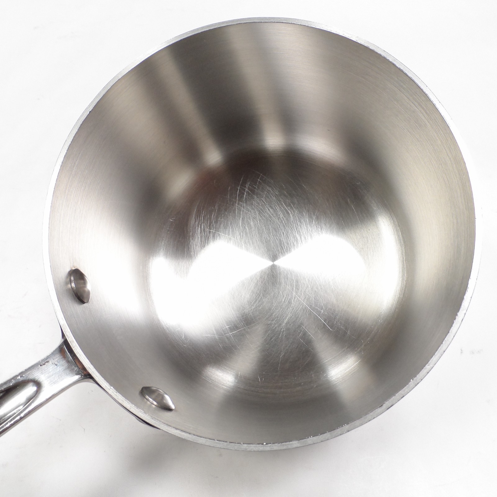 All Clad Made in USA Tri Ply 6″ 2 Quart Stainless Steel Sauce Pan Pot – With Lid
