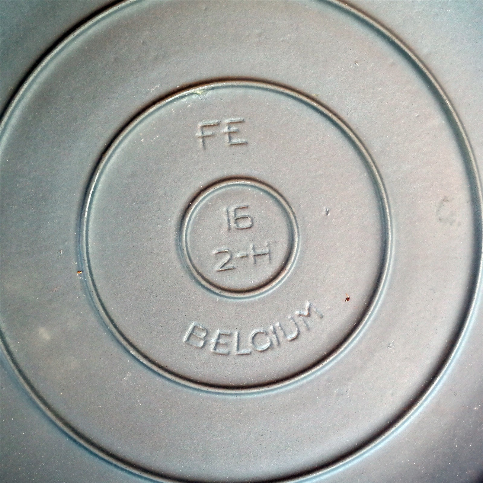 DESCOWARE FE 16 2-H 12″ diameter Large Cast Iron Dutch oven Stock pot RARE