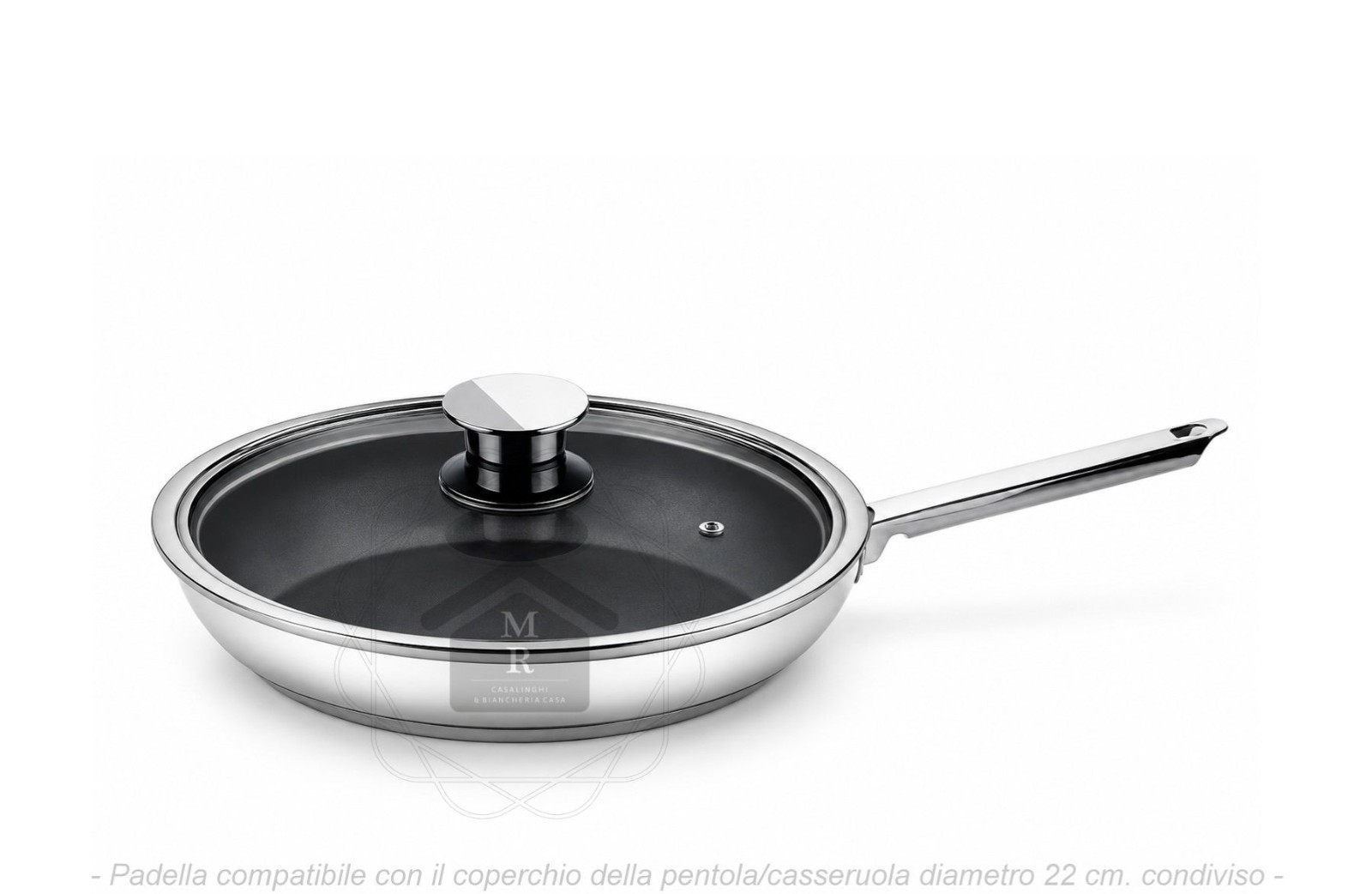 16 Piece 18/10 Stainless Steel Induction Cookware Battery Set