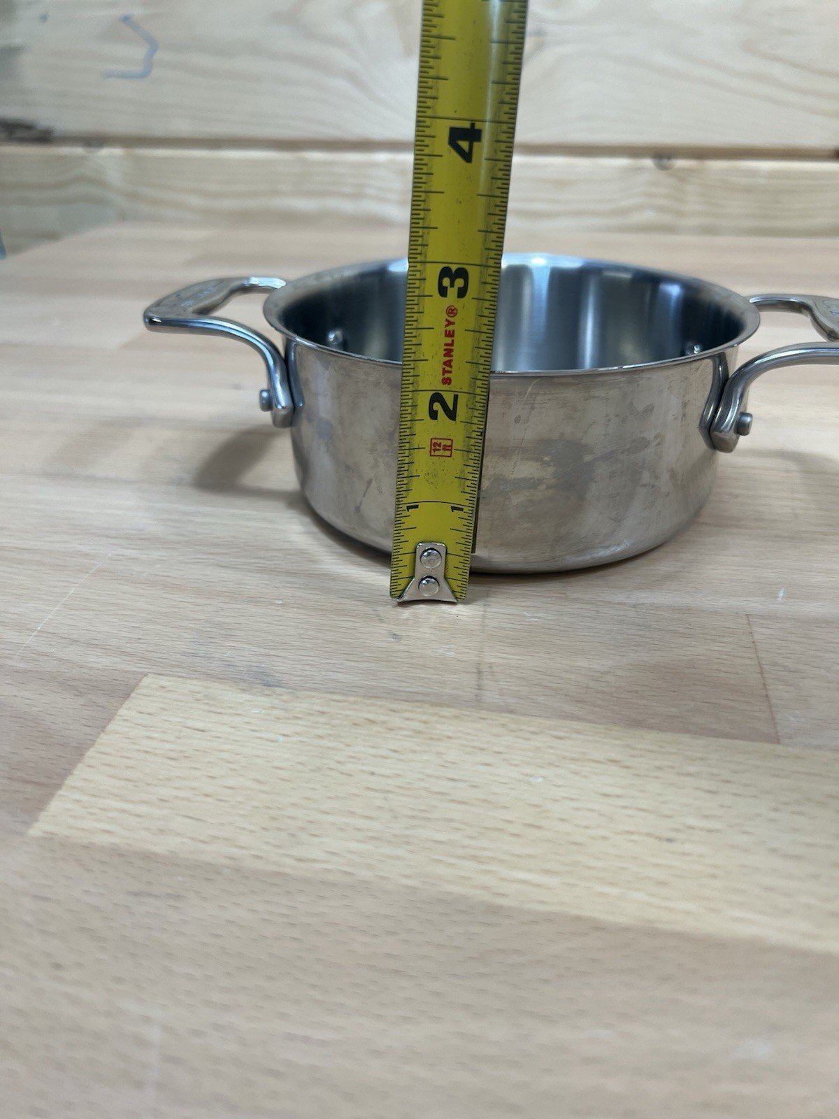 All-Clad Stainless Steel 0.5 qt Mini Cocotte Saucepan No Lid