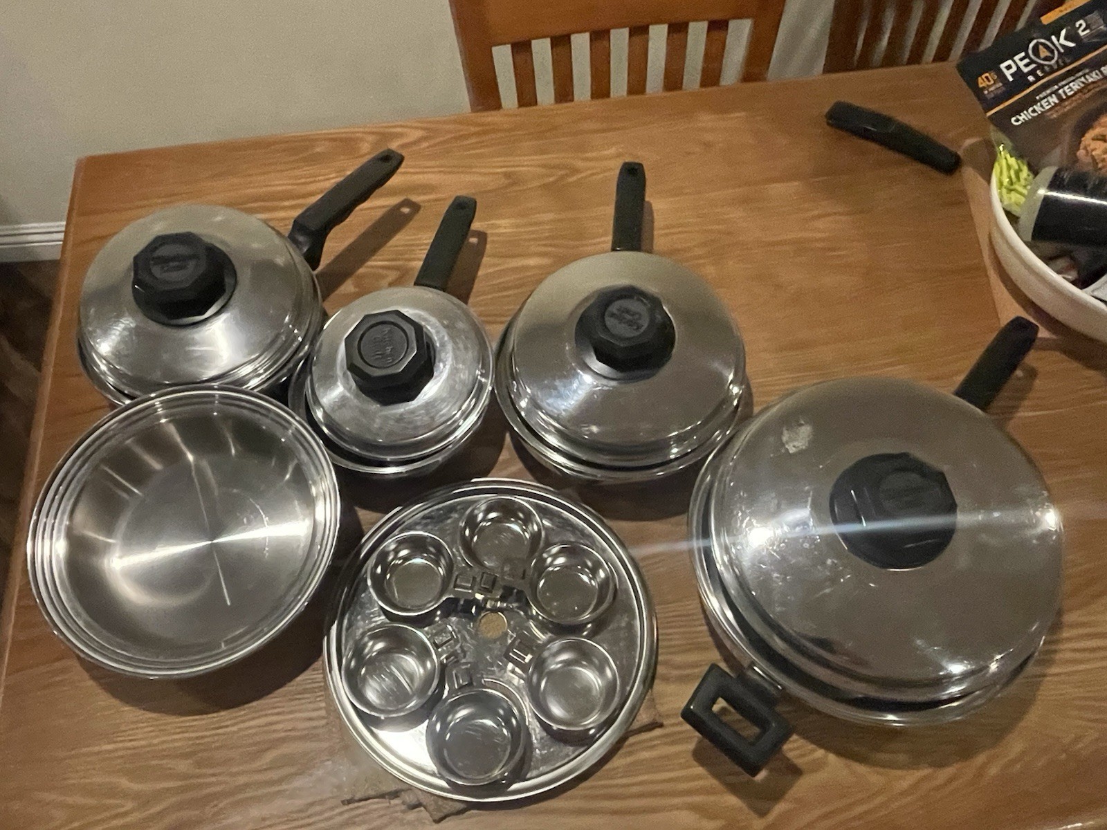 Kitchen Craft West Bend Waterless Stainless Steel Cookware 12 Piece Set