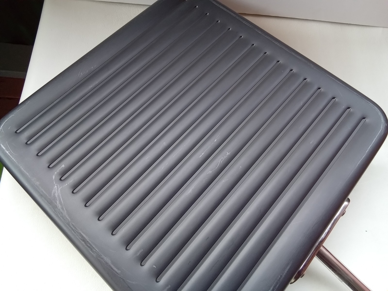 ALL CLAD COOKWARE NON STICK SQUARE GRIDDLE BLACK 11″ BY 11″ NEW NO BOX EXCELLENT