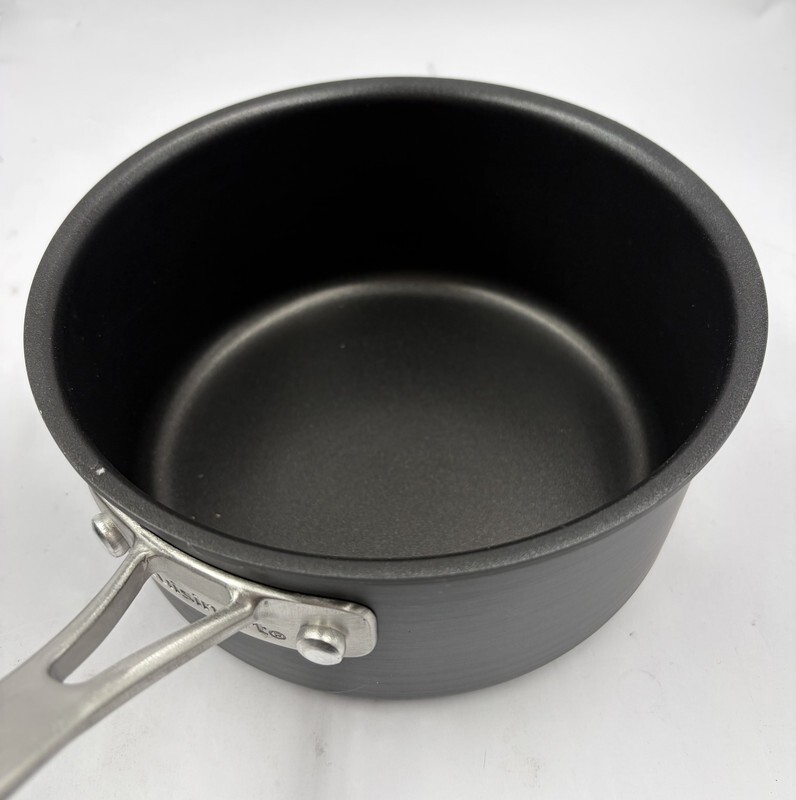 CUISINART NEW POT AND PANS SET W/ LIDS INDUCTION HARD ANODOZIED NON STICK