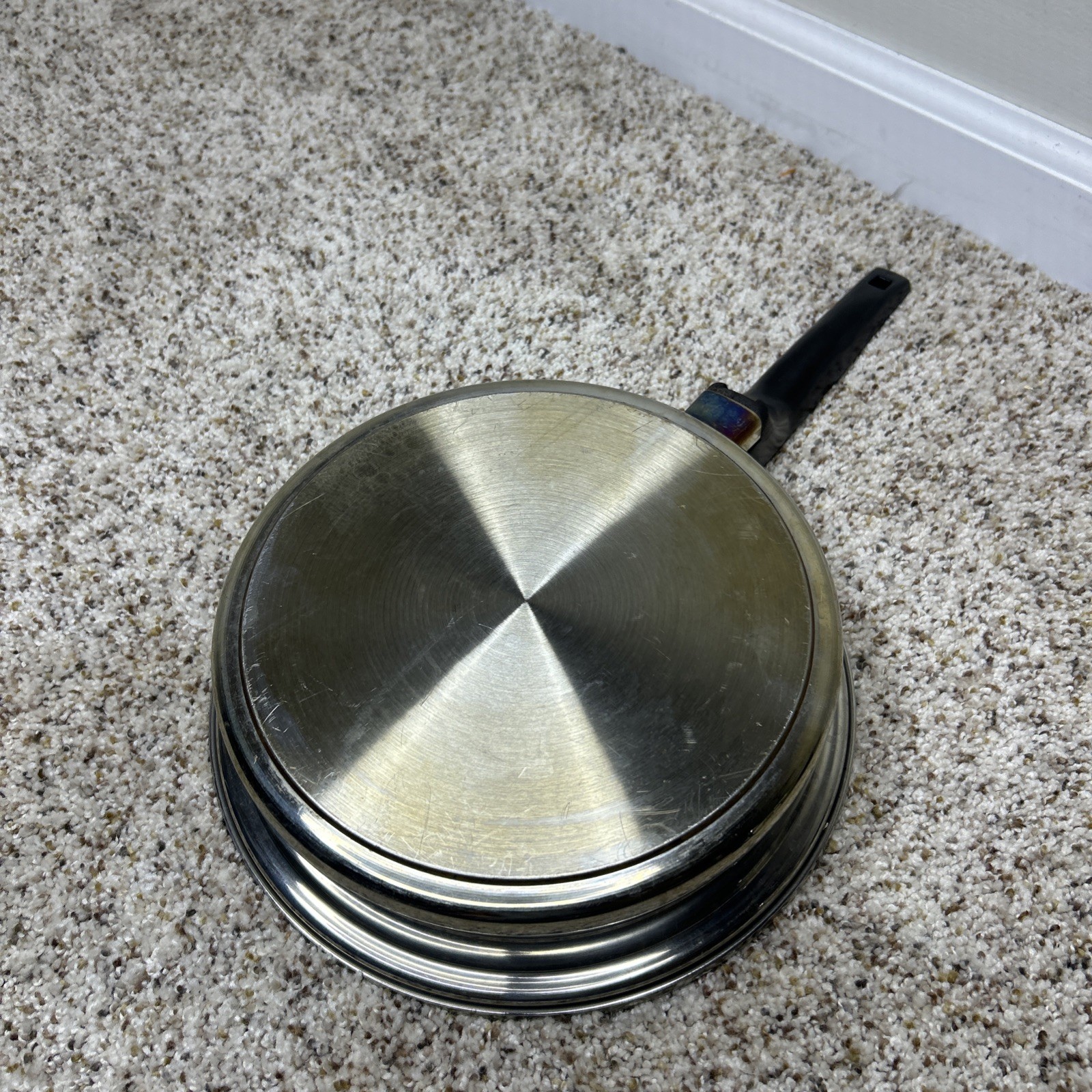 Royal Prestige 9 Inch 7 Ply SS Titanium Copper Silver Alloy Sauce Pan No Lid