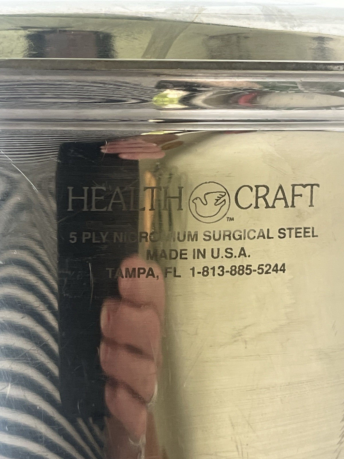 Health Craft 5 Ply Nicromium Surgical Steel 6 Qt Stock Pot with Lid