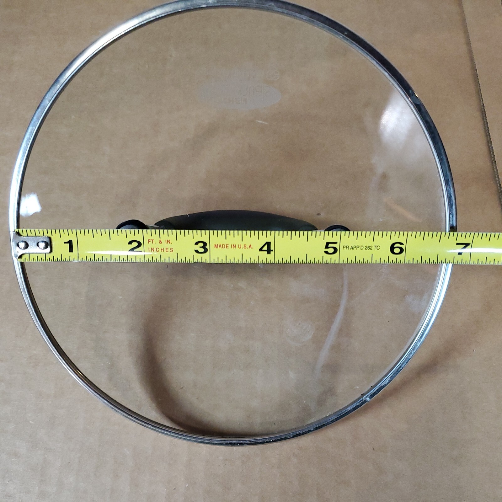 Calphalon Kitchen Essentials 6 5/8″ ID 7 1/8″ OD Round Lid w/ Stay Cool Handle