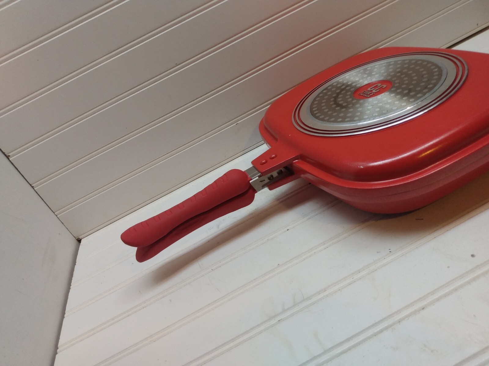 Cook’s Companion Cast Aluminum Non Stick Stovetop Double Flip Grill Pan 11x11X3