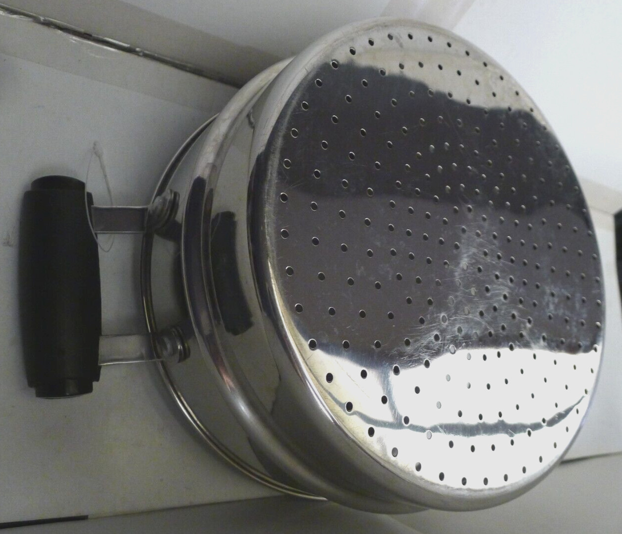 Stainless Steamer Pot Insert with 2 Handles 9 1/4″ – 9 1/2″ Inside Pot Diameter