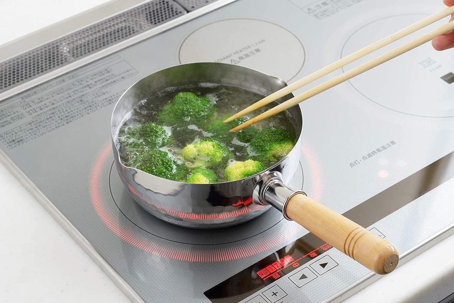 Stainless Steel Yukihira Saucepans 22cm Cooking Pot 3 Quart Made in Japan 4664