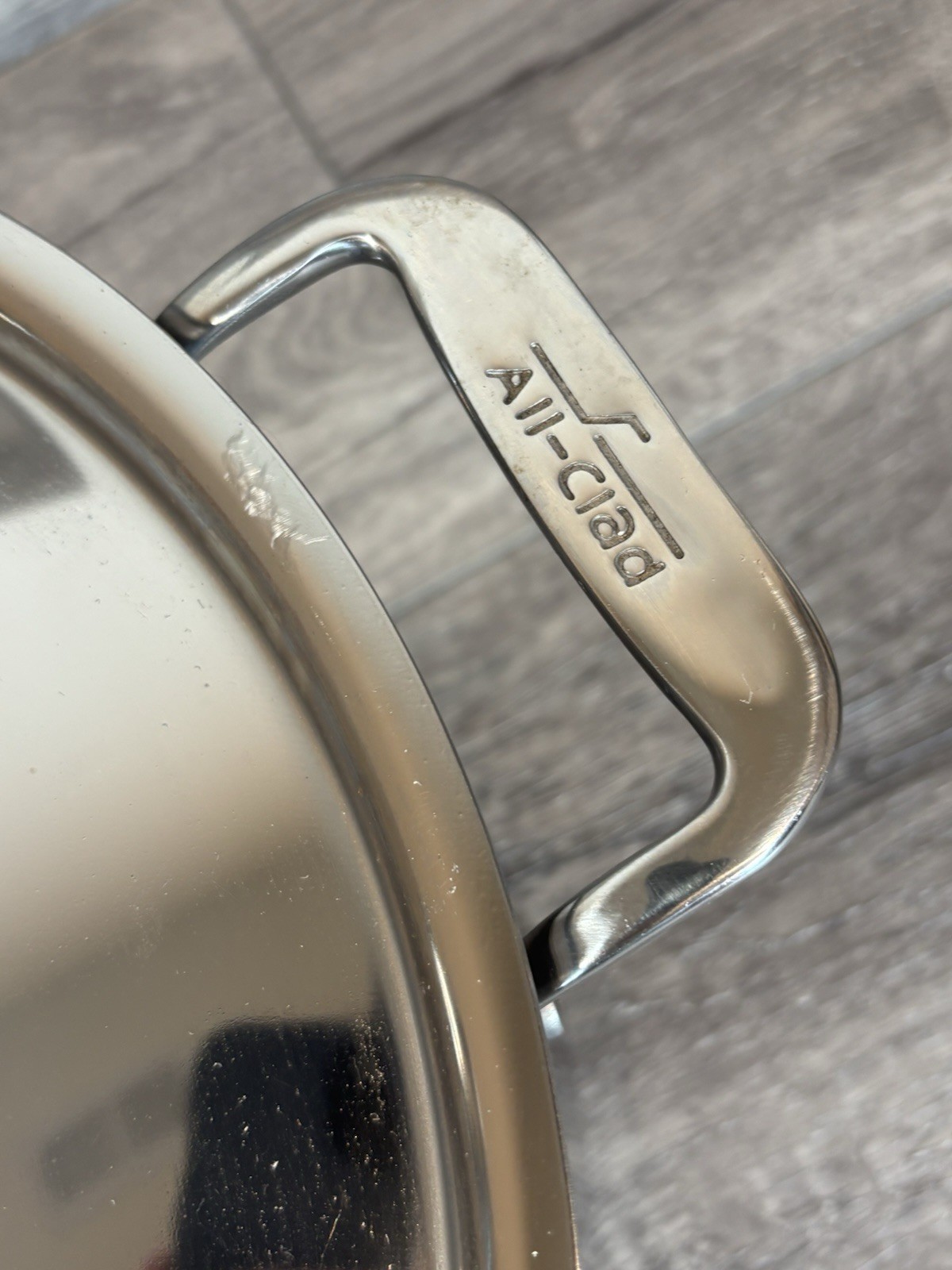 All Clad Stainless Steel 8 Quart Stock Pot with Lid Made in USA