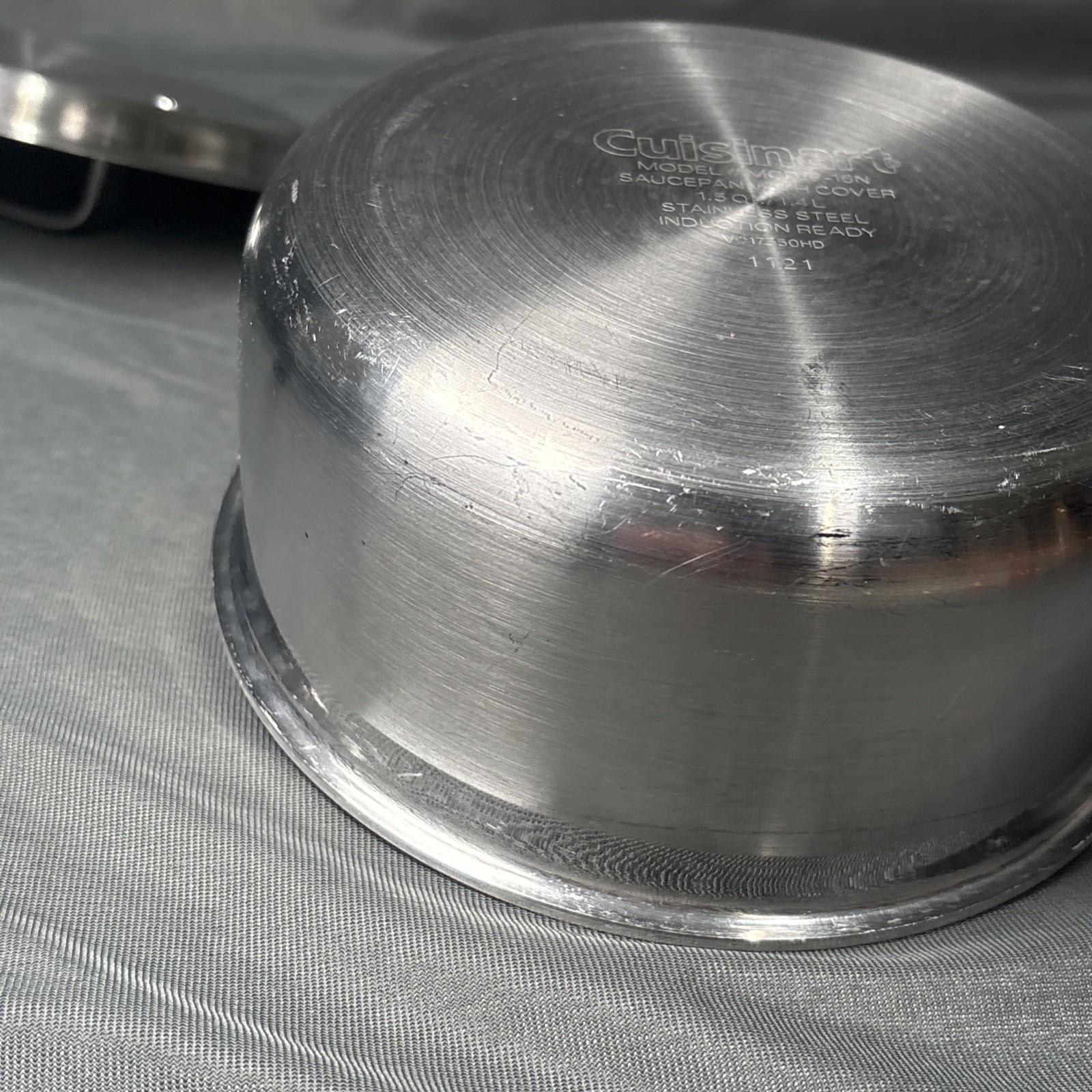 Cuisinart 1.5 Qt Saucepan & Lid MCP19-16N Multiclad Pro Triple Ply Stainless