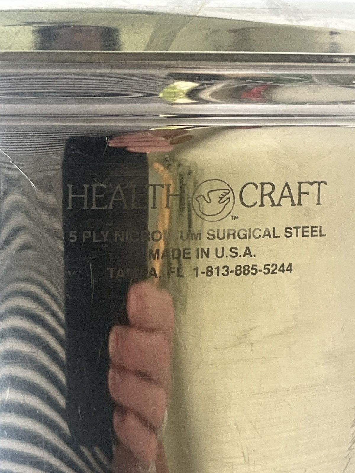 Health Craft 5 Ply Nicromium Surgical Steel 6 Qt Stock Pot with Lid