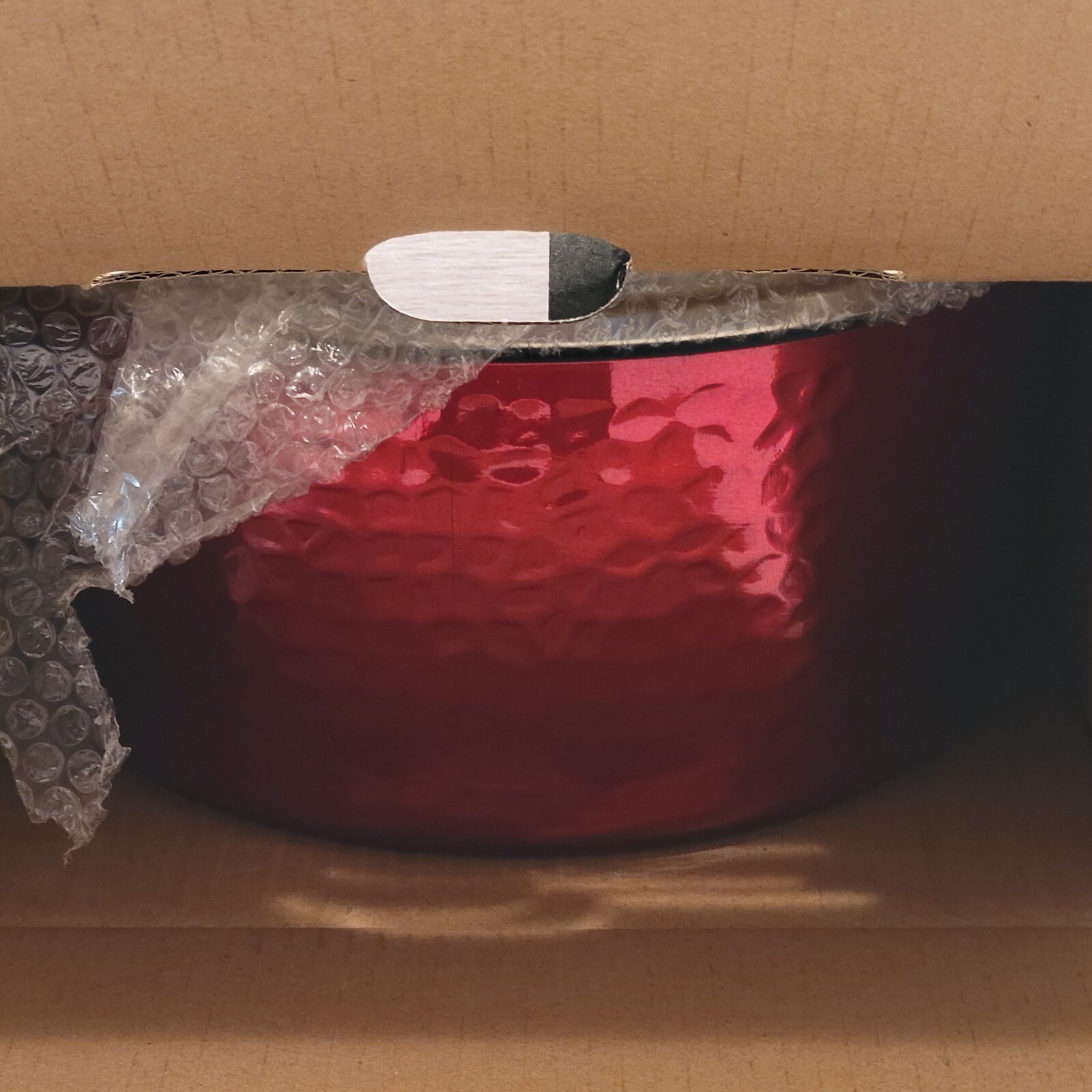 ih ~ Inspired Home Hammered Red Cookware, 2 Qt Sauce Pot, HXPH20S-03