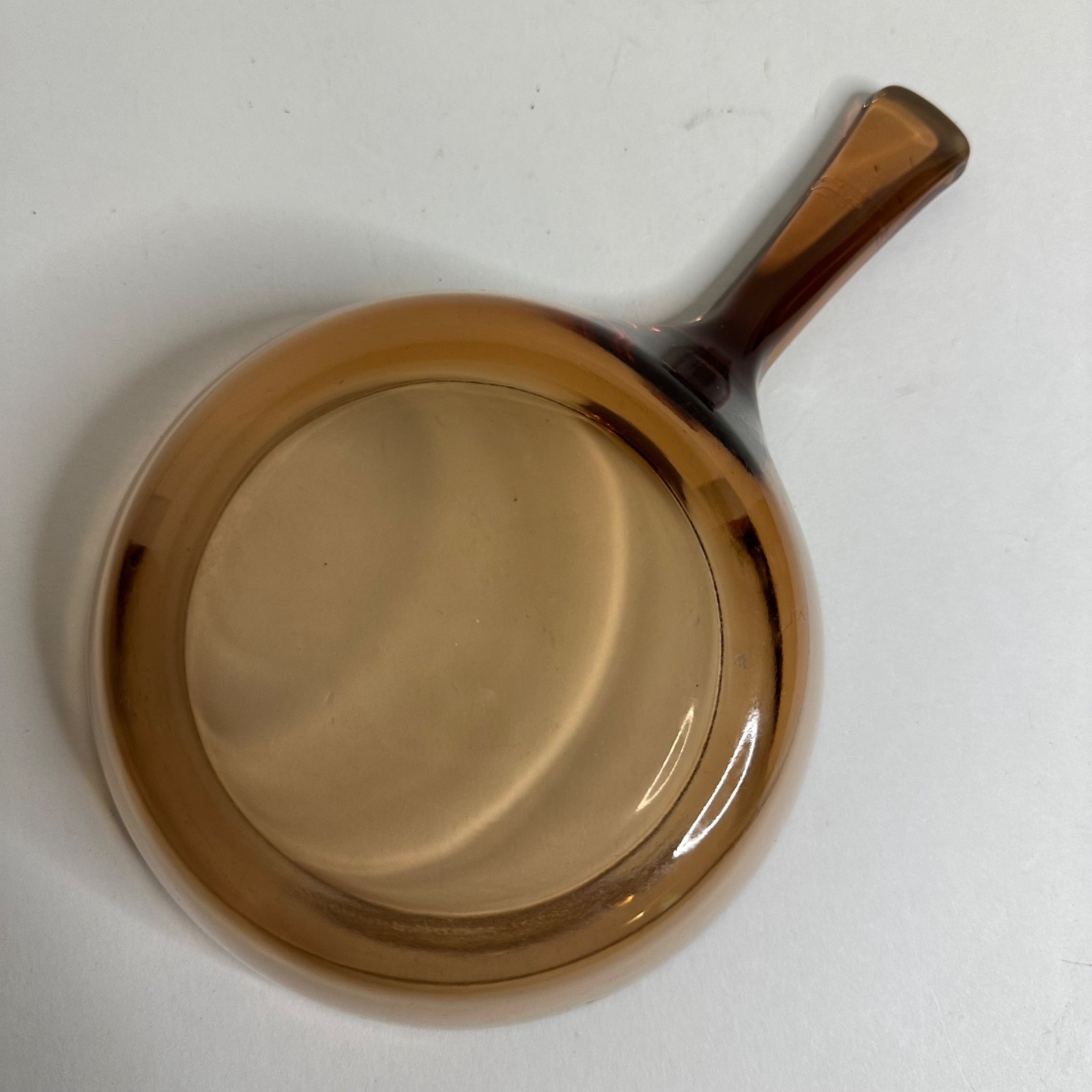 Vintage 1990s Vision USA Corning Ware Amber V-.5-B Small 1/2 liter Saucepan