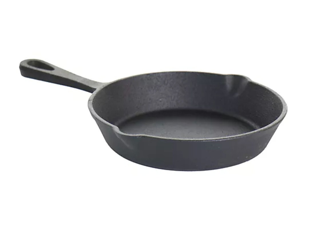MegaChef Pre-Seasoned 3 Piece Cast Iron SkilletSet