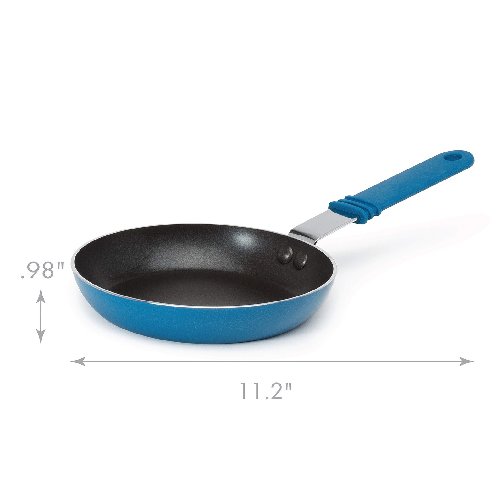Blue 51/2Inch Kitchen Extras Mini Fry Pan Skillet NonStick Cooking