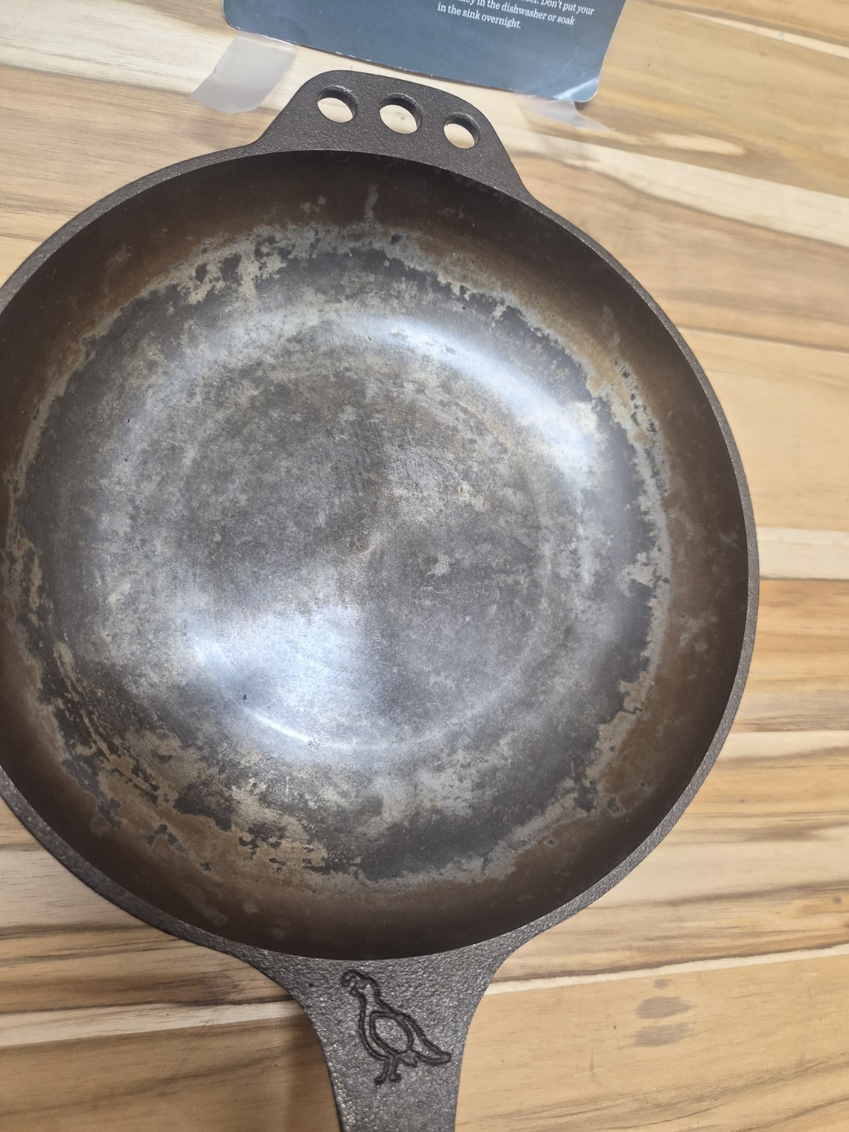 Smithey Ironware Co. No. 8 Chef Skillet Cast Iron Smooth Interior US Made