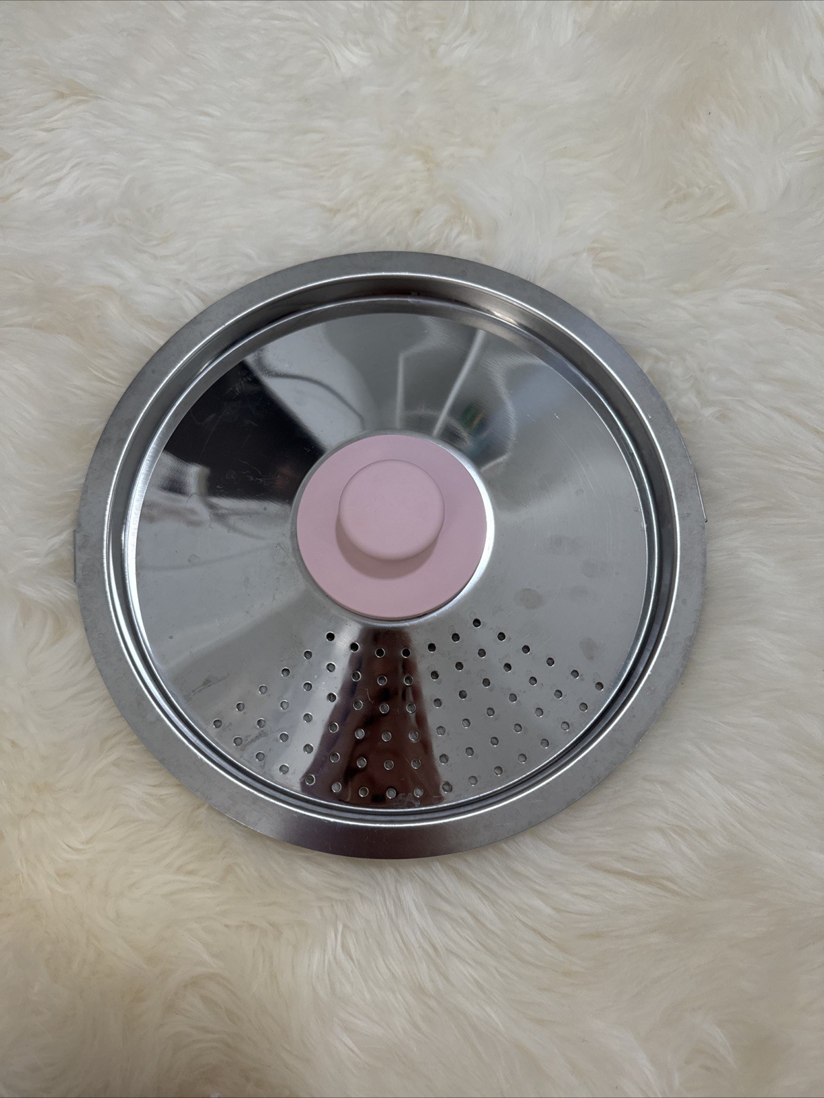 Pink Pot Pan Cover Lid 9.5in With Knobs+FREE SHIPPING
