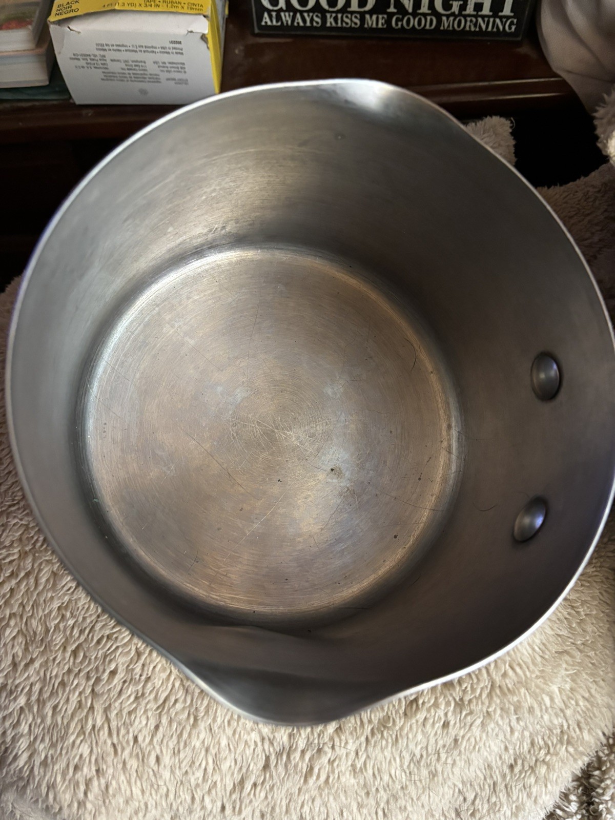 Farberware 2 quart / 1.9 L Durable Stainless Steel Pot QQQ17C Impact Bonded
