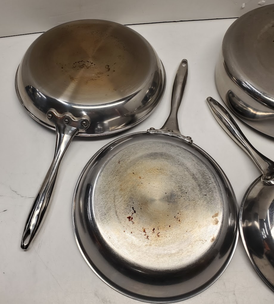 MasterClad 11pc Pro-Series Plus Ti-3 NONSTICK Stainless Steel 5-Ply Regal Ware