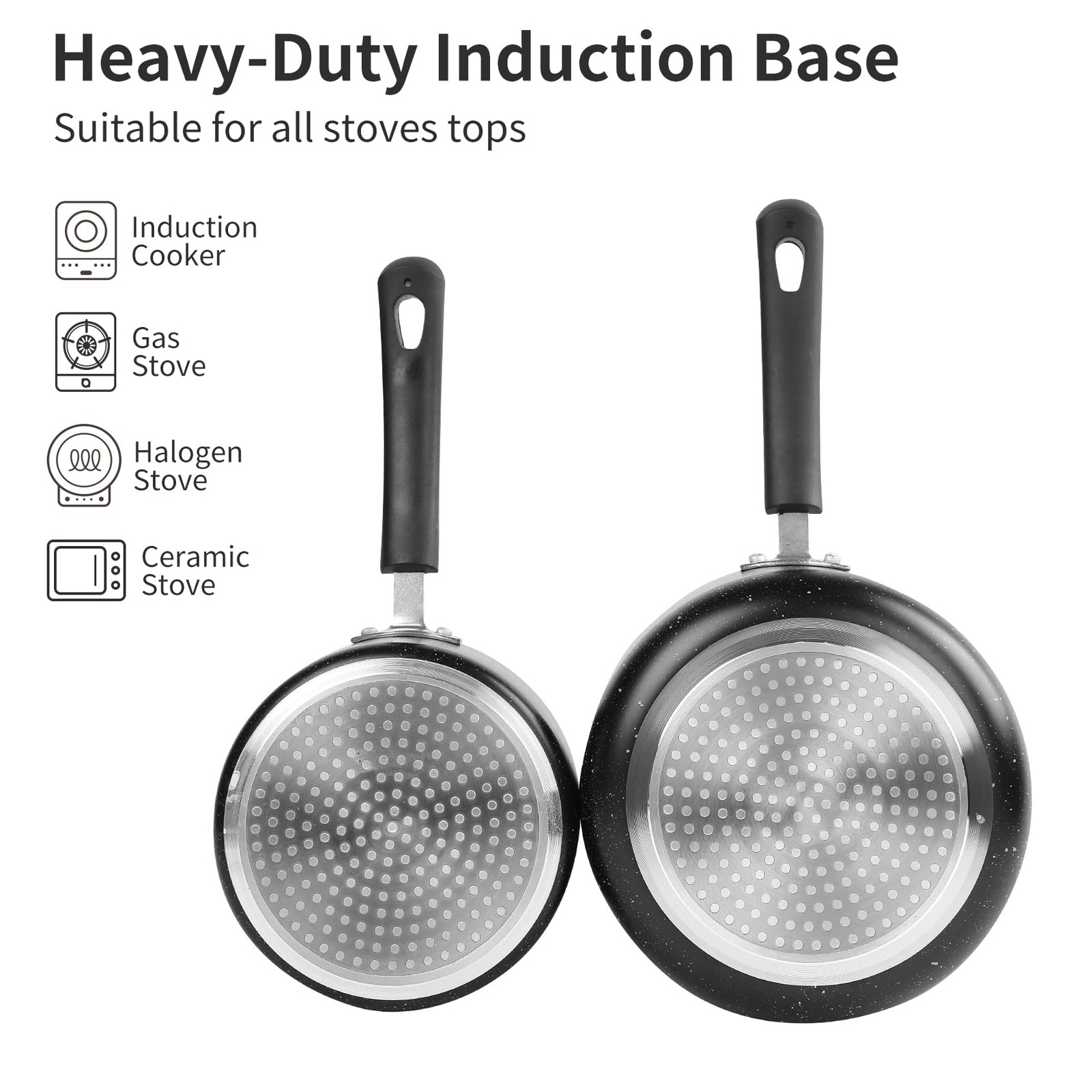 Nonstick Saucepan Set 1.5 Quart And 2.5quartultra Non Stick Sauce Pan Small Pot