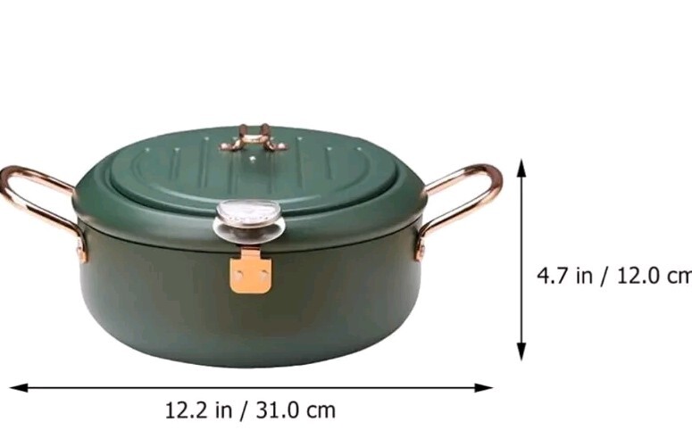 1 Pc Fry Pan Non-stick Frying Pan Carbon Steel Frying Pot Tempura Mini Pan…