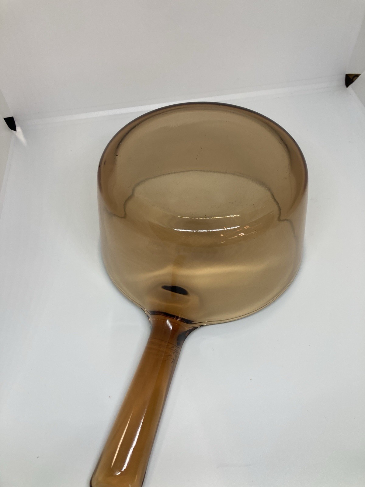 5 pc Lot Visions Cookware Corning Ware Amber Skillet w/ Lid Pot Microwave Bowl