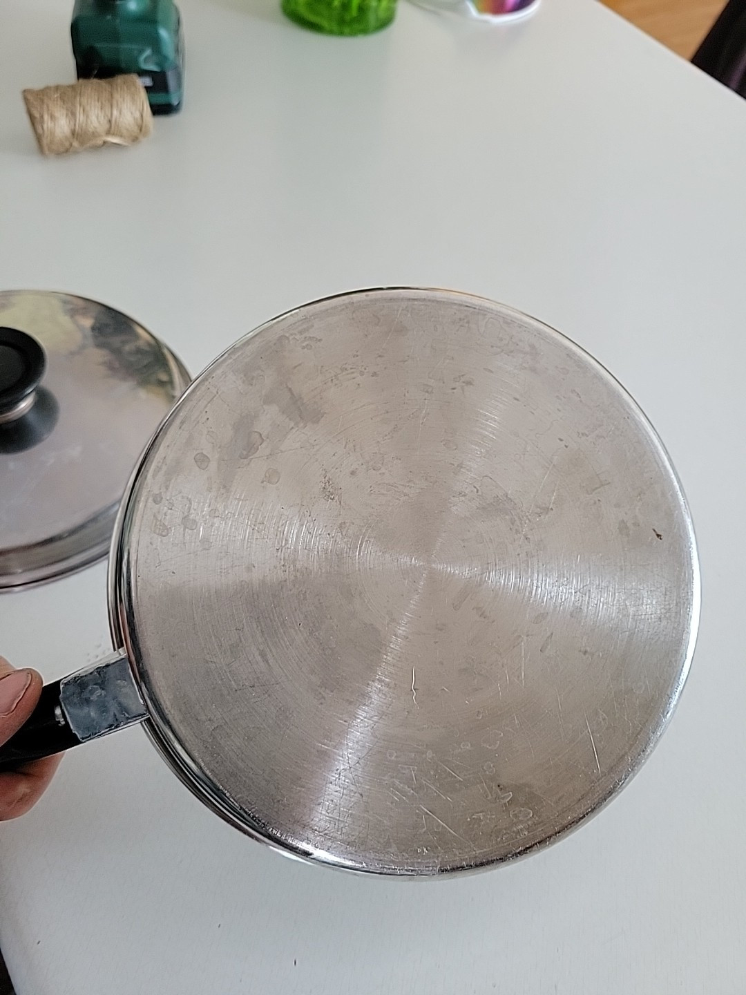 Emdeko Skillet Saucepan/Lid 8.5″ 3 PLY 18 8 Stainless Cookware USA