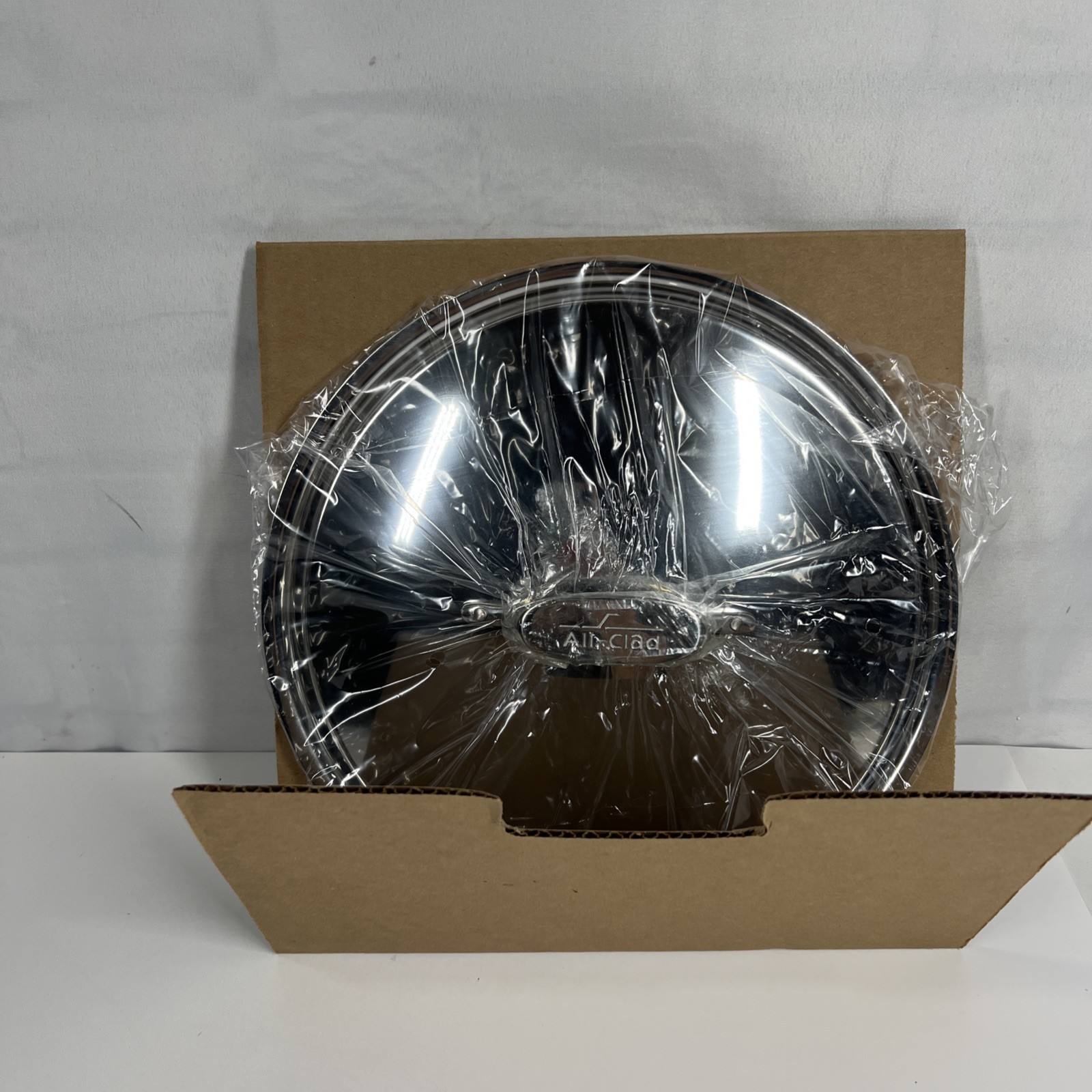 All Clad D3 D5 Stainless Steel Lid Only 11 1/4″ Outside 10 1/2″ Inside NEW
