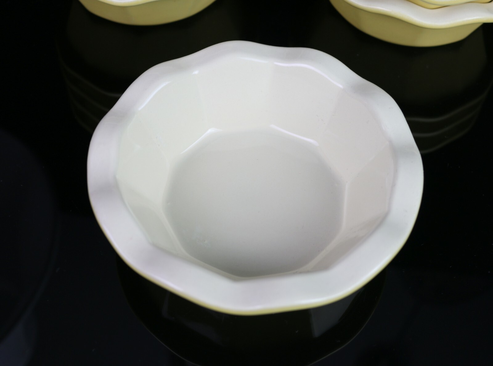 8 Emile Henry Yellow Pie Quiche Dish Ramekins Mini 5.5″ Stoneware 3174 ODP3
